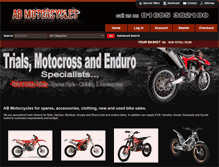 Tablet Screenshot of abmotorcycles.co.uk